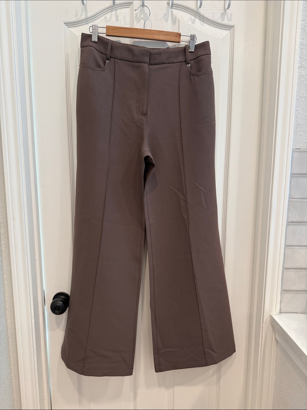 REISS mocha dress pants